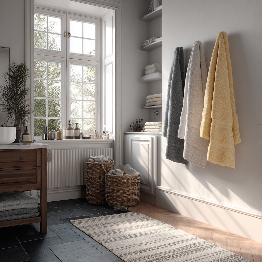 Serviette de bain en fibre de bambou