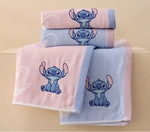 Serviette de bain en broderie stitch en coton - Vignette | Ma boutique