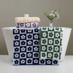 Serviette de bain motif floral - Vignette | Ma boutique