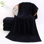 Serviette de bain noire - Vignette | Ma boutique