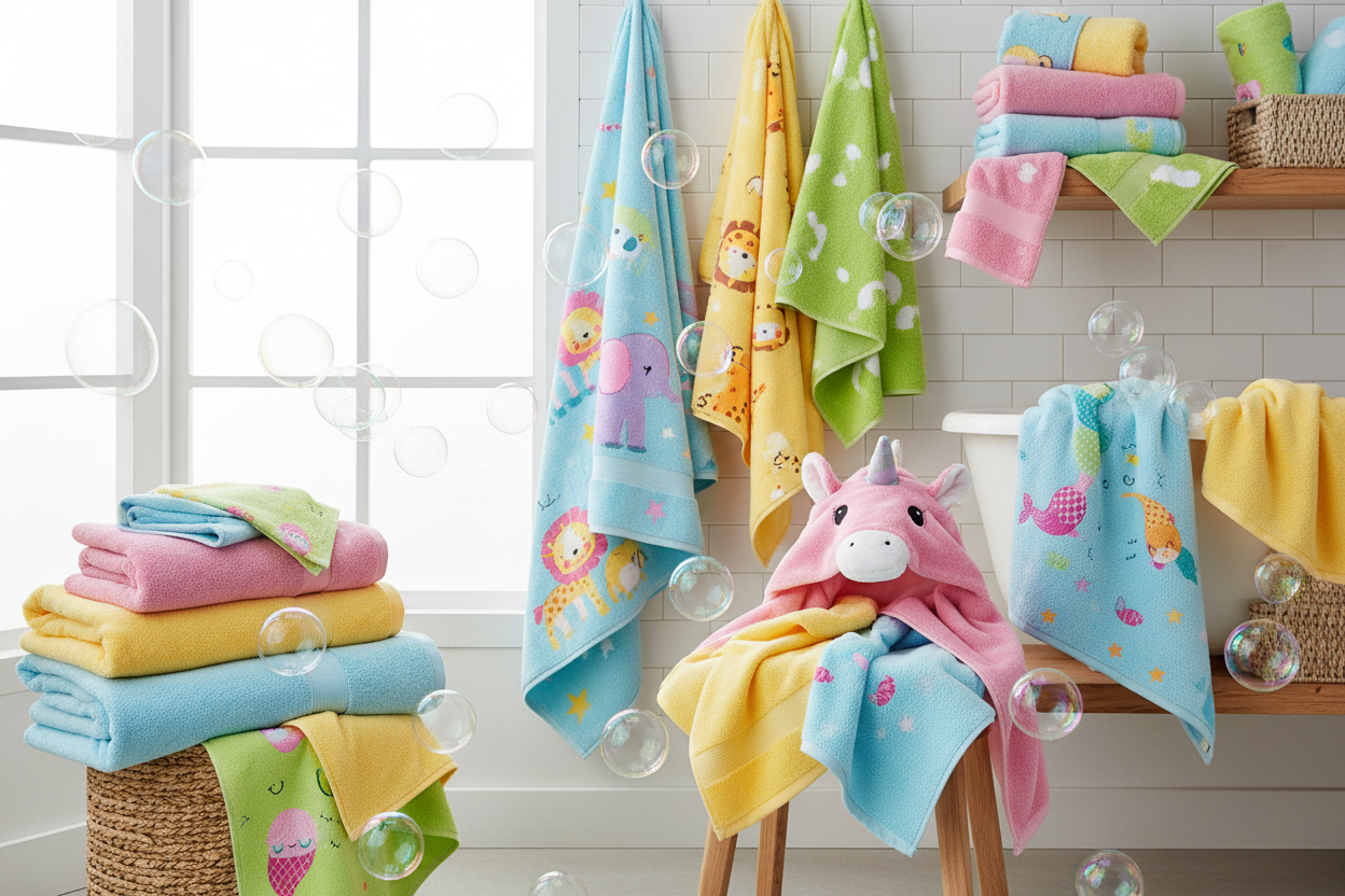 Serviette de bain enfant