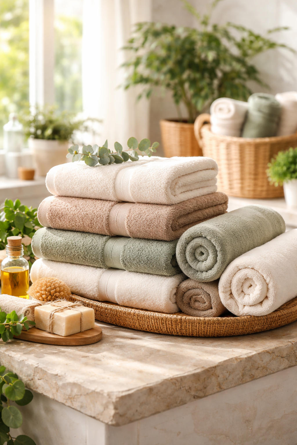 Serviette de bain bio