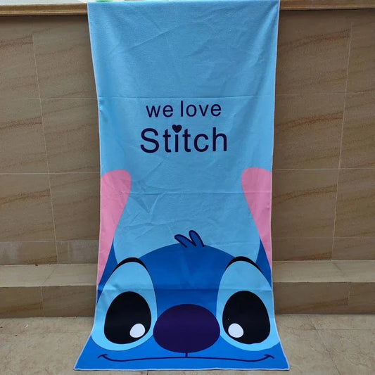 Grande serviette de bain à motif pour enfant 1