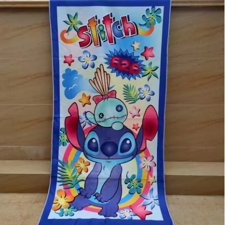 Grande serviette de bain à motif pour enfant9