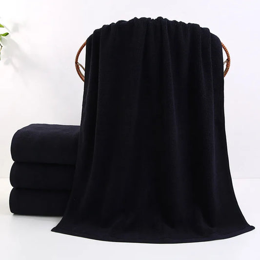 Serviette de bain noire