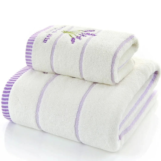 Serviette de bain en éponge de coton