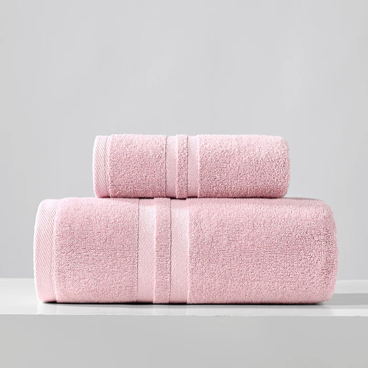 Serviette de bain vieux rose