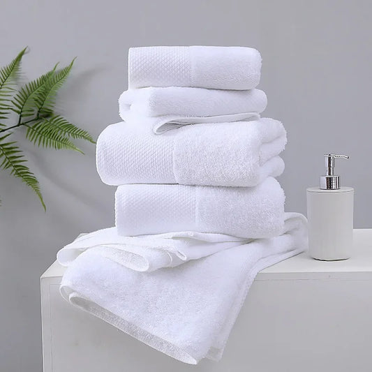Serviette de bain blanche