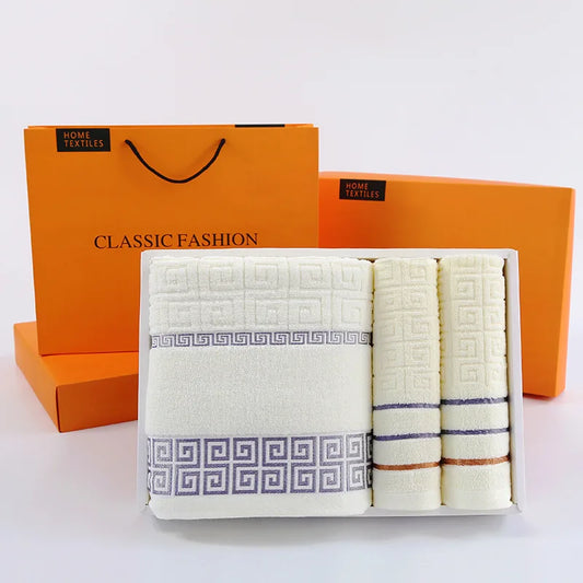 Coffret serviette de bain homme