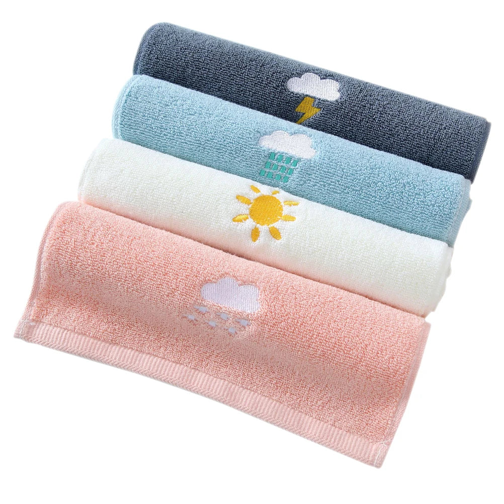 Serviette de bain bébé en coton à fibres longues
