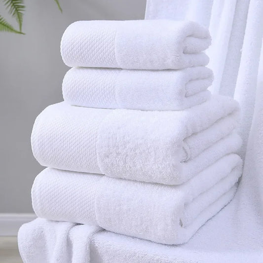 Serviette de bain blanche