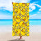 Serviette de plage jaune