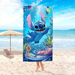 Serviette de plage à motif pour enfant